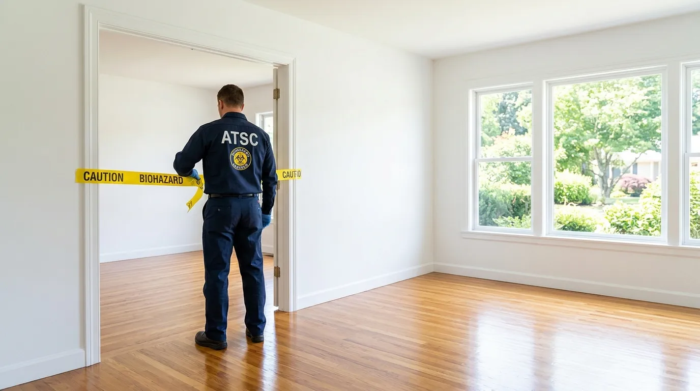 Certified biohazard cleanup crew performing Crime Scene Cleanup in Wynnefield Heights